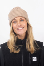 Foldable Knit Balaclava Beanie - Sand | One Size