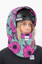 Mandy Fleece Balaclava - Turquoise Flower | One Size