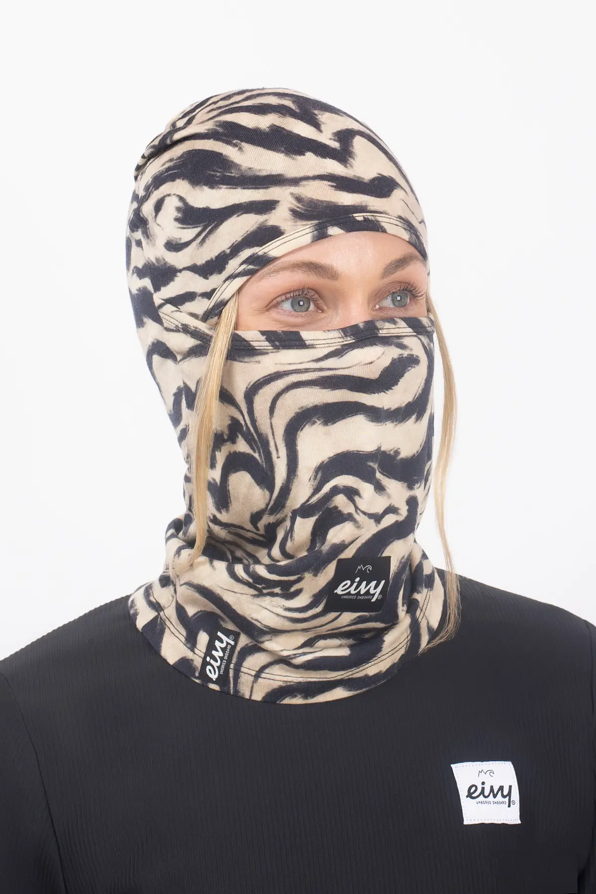 Hinge Merino Wool Balaclava - Animal Swirl