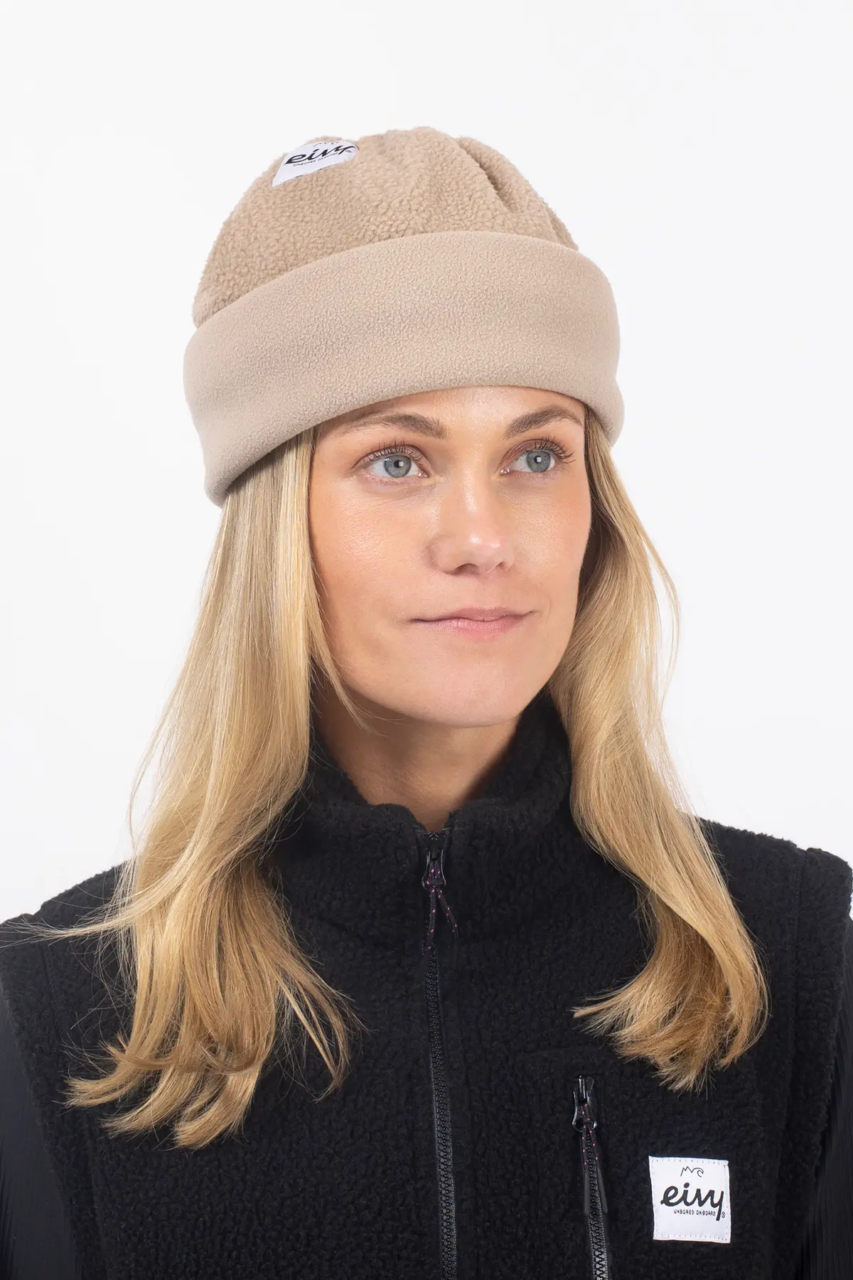 Beanie Sherpa Neckwarmer - Sand | One Size