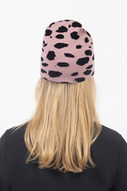 Mid Beanie - Woodrose Cheetah | One Size