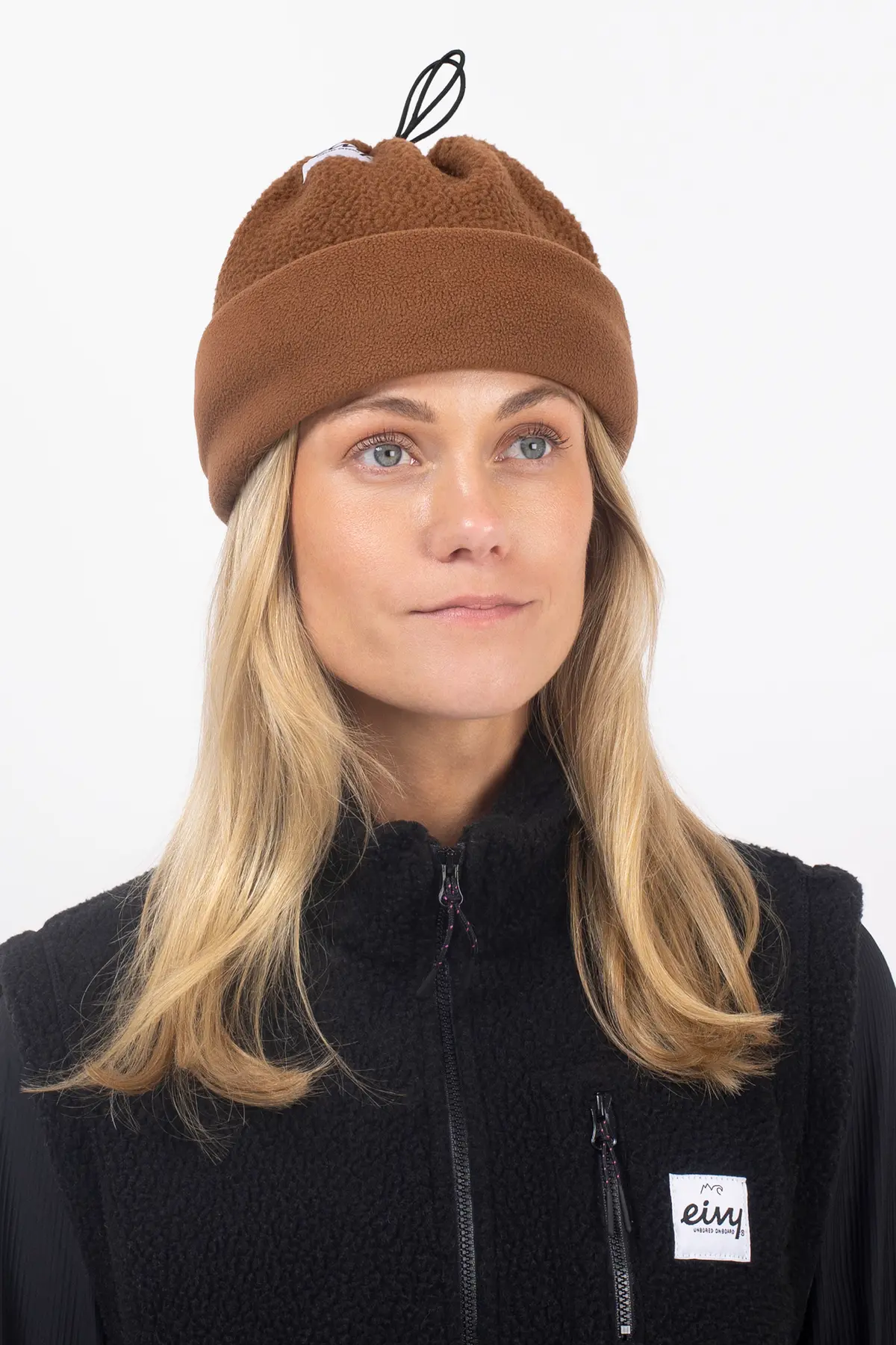 Beanie Sherpa Neckwarmer - Brown | One Size
