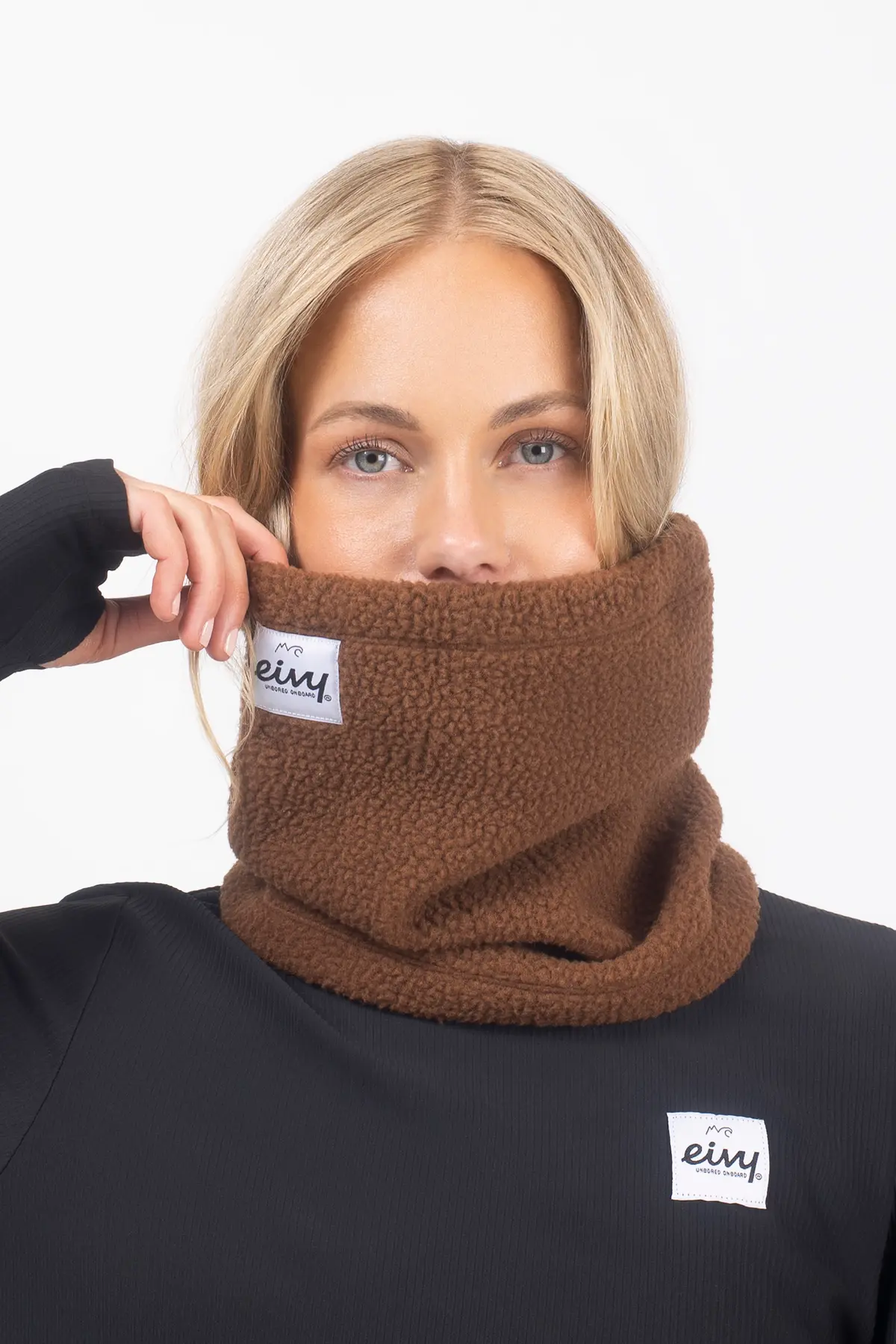 Beanie Sherpa Neckwarmer - Brown | One Size