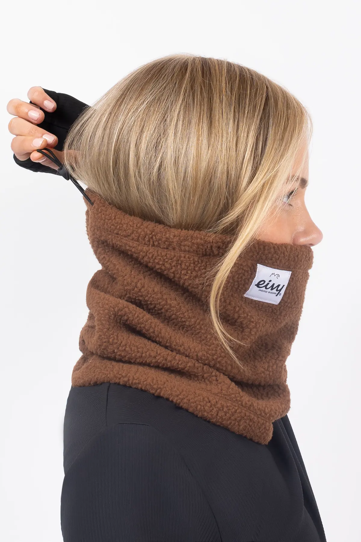 Beanie Sherpa Neckwarmer - Brown | One Size
