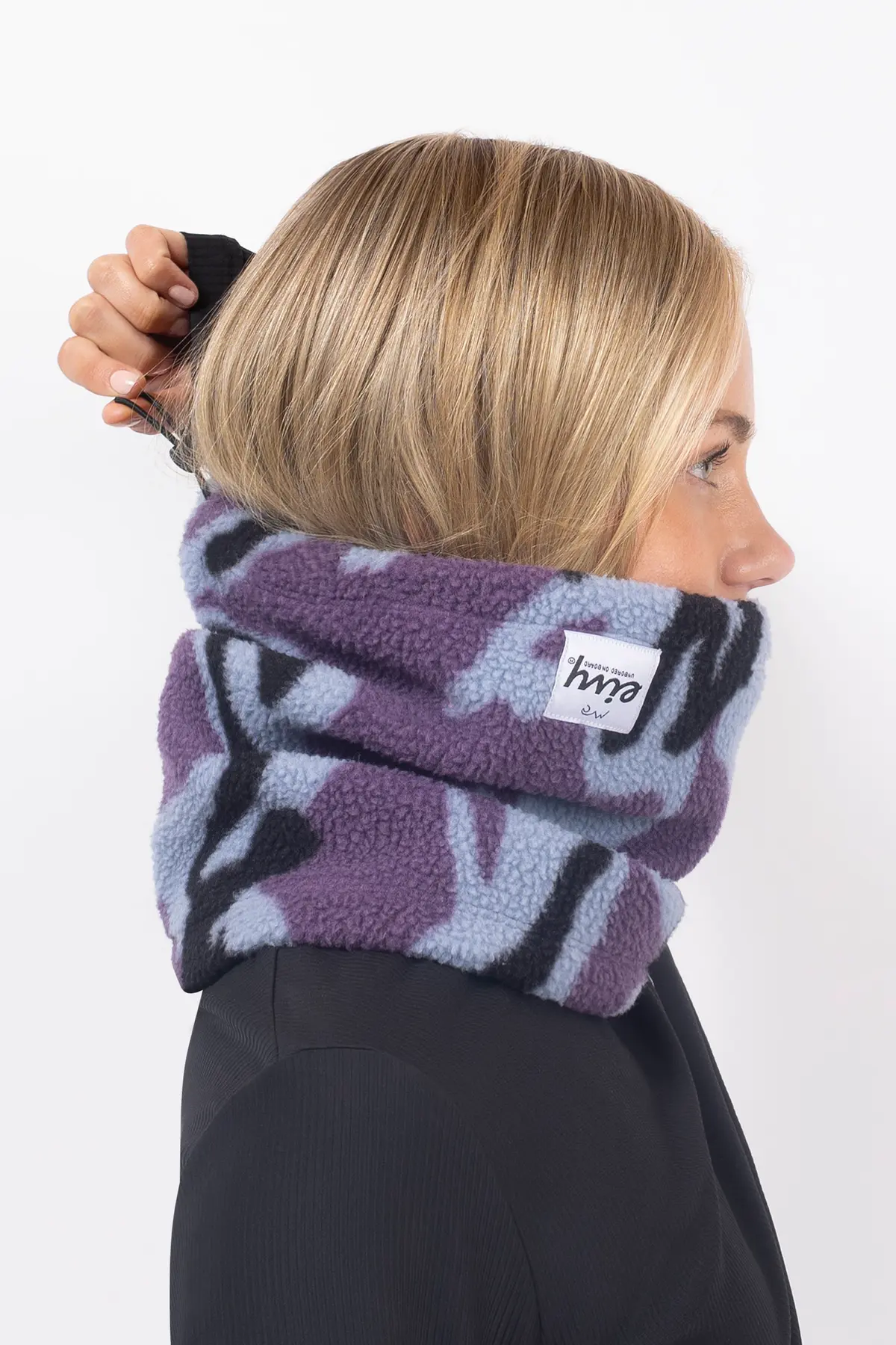 Beanie Sherpa Neckwarmer - Purple Stray | One Size