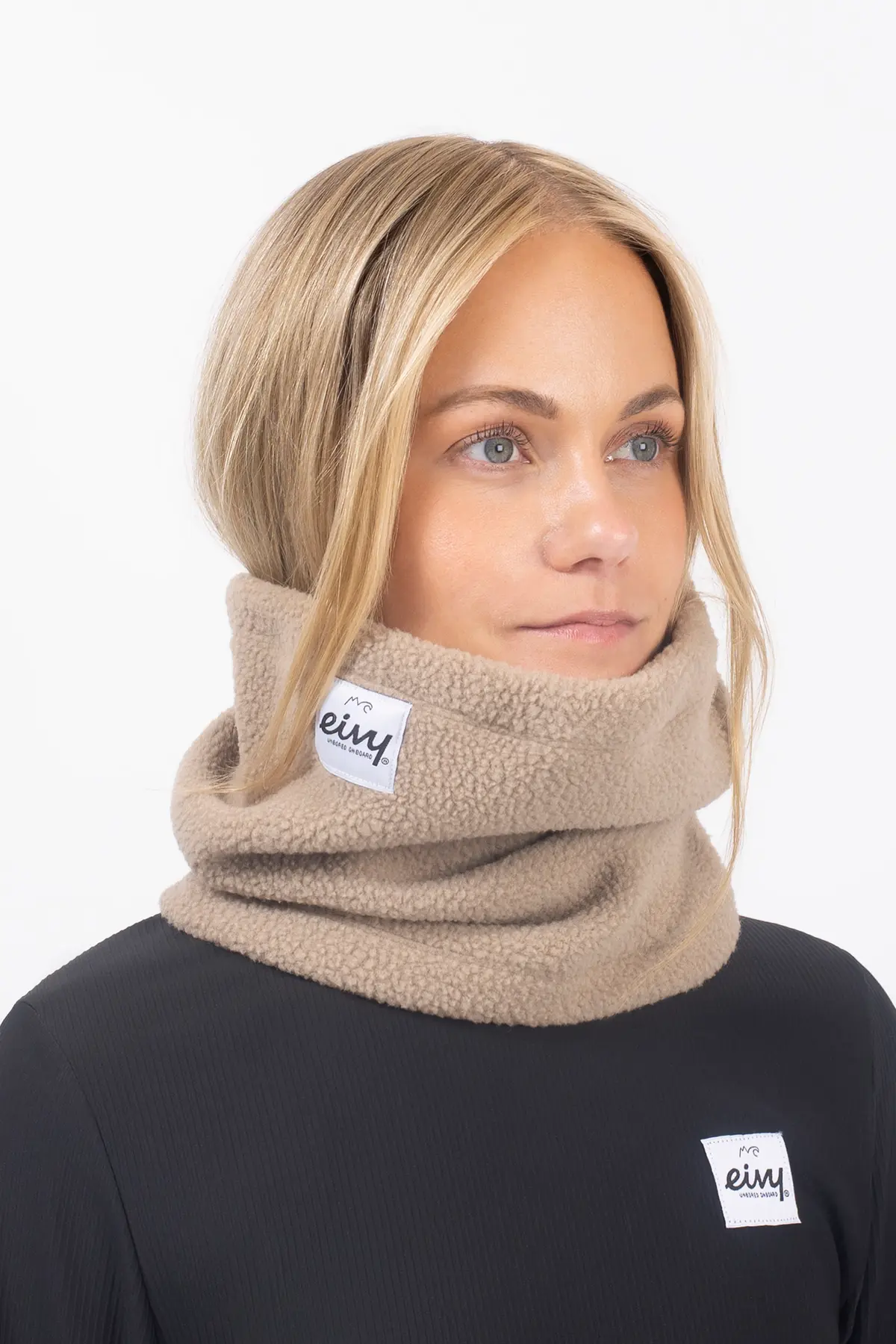 Beanie Sherpa Neckwarmer - Sand | One Size