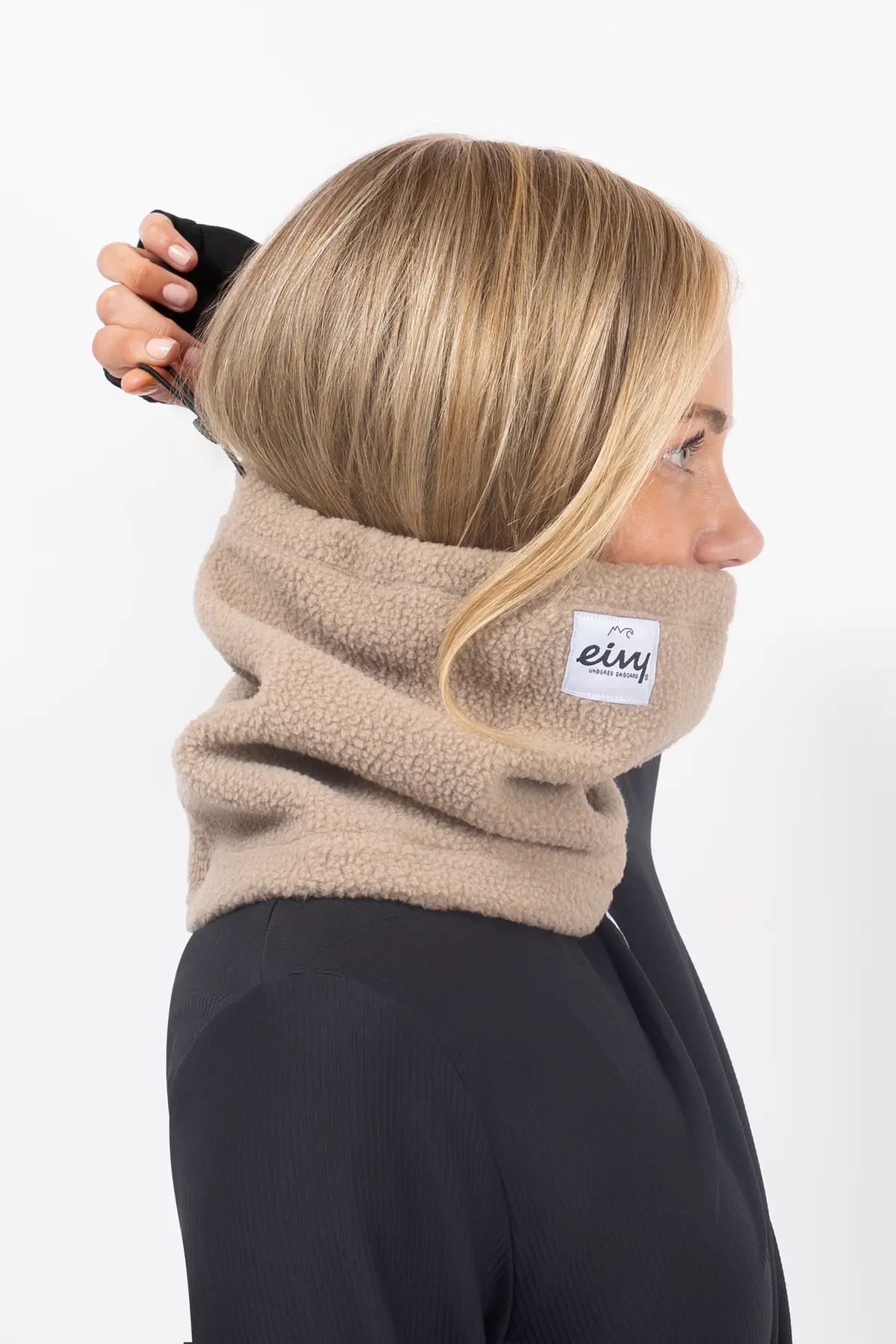 Beanie Sherpa Neckwarmer - Sand | One Size