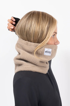 Beanie Sherpa Neckwarmer - Sand | One Size