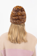 Boucle Knit Beanie - Brown | One Size