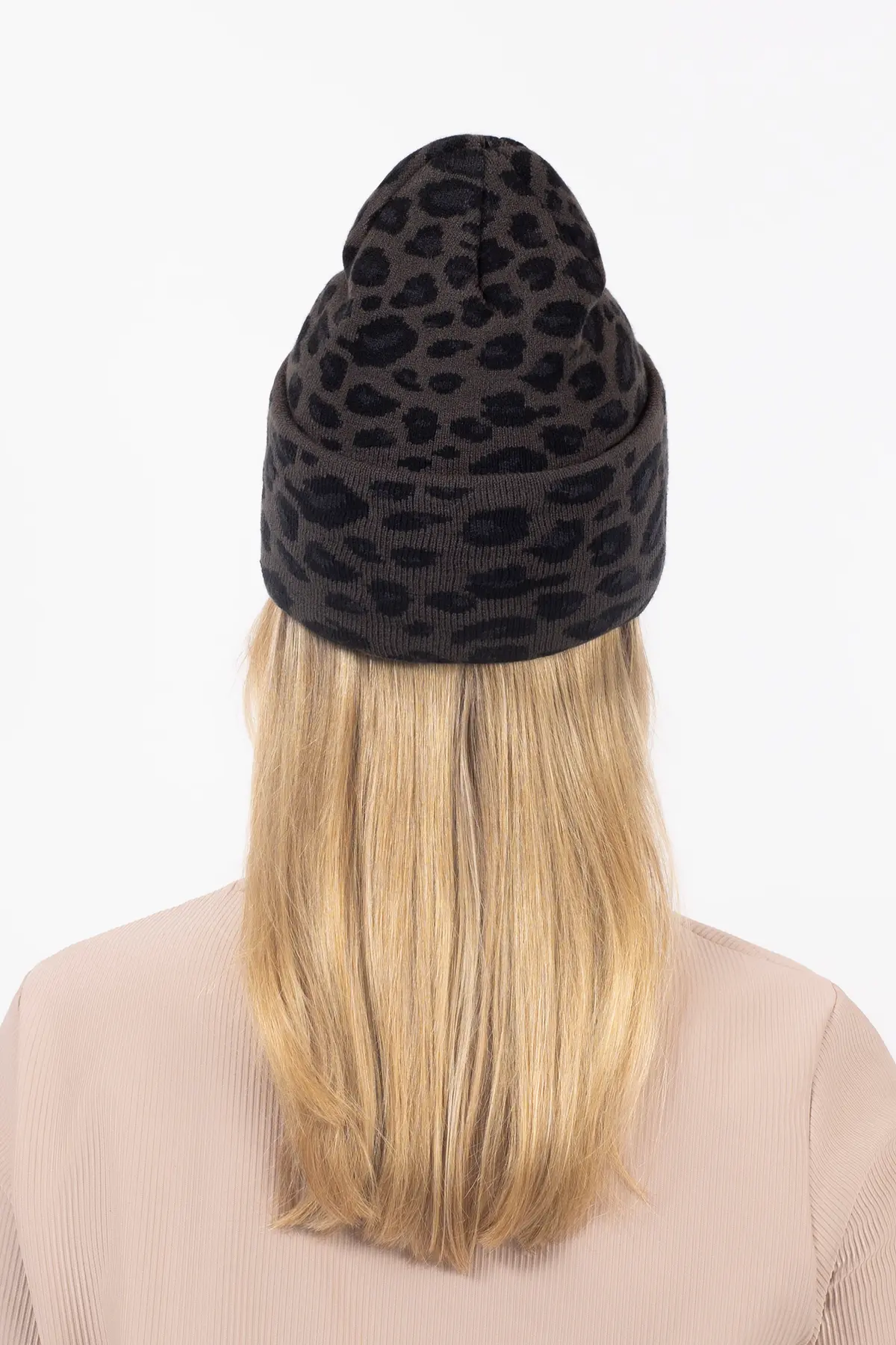 Watcher Beanie - Black Leopard | One Size
