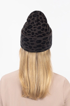 Watcher Beanie - Black Leopard | One Size