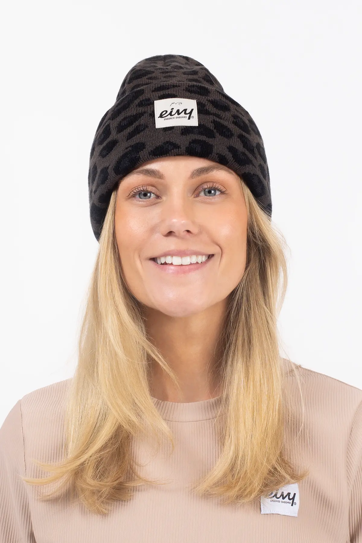 Watcher Beanie - Black Leopard | One Size
