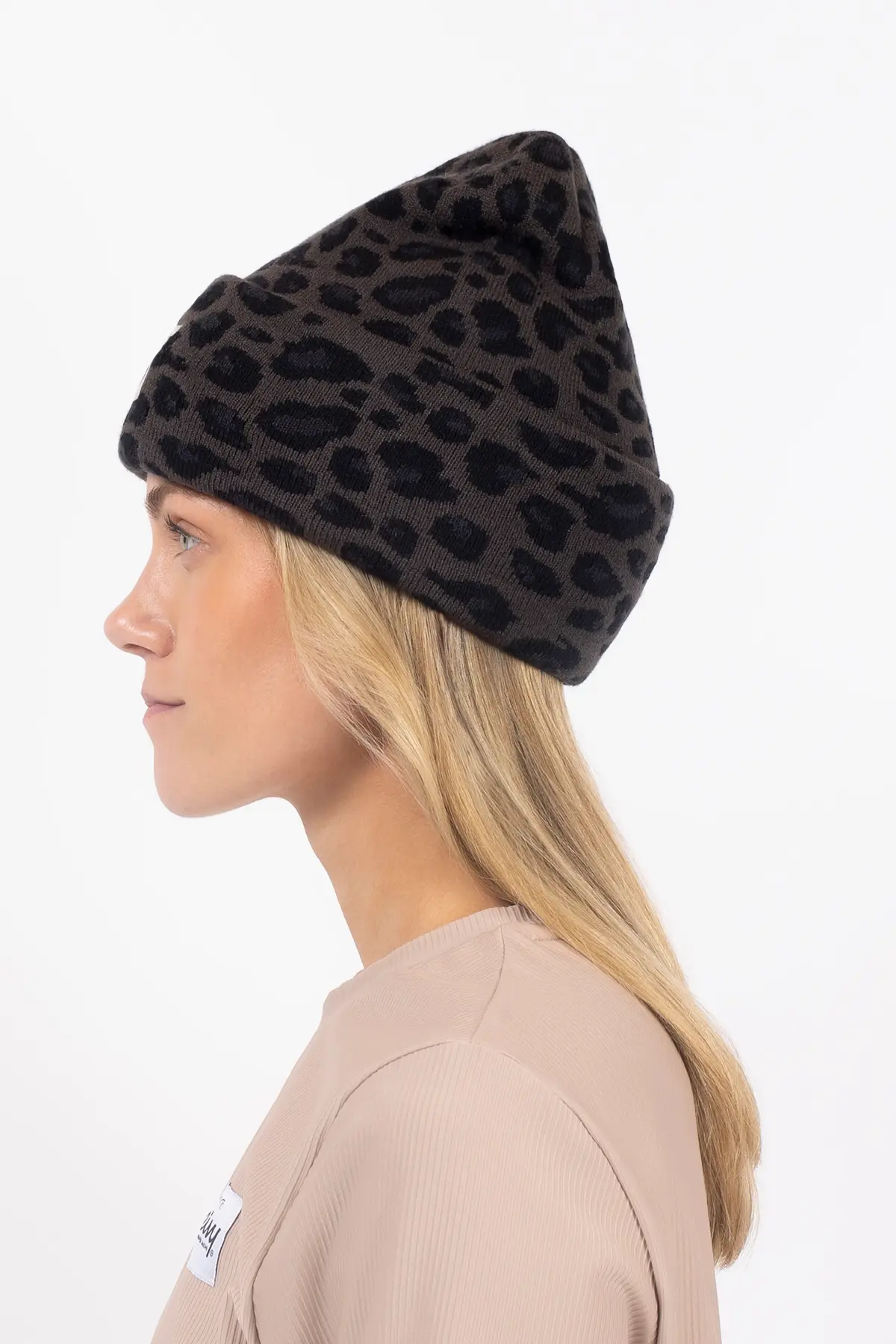 Watcher Beanie - Black Leopard | One Size