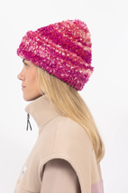 Boucle Knit Beanie - Pink | One Size