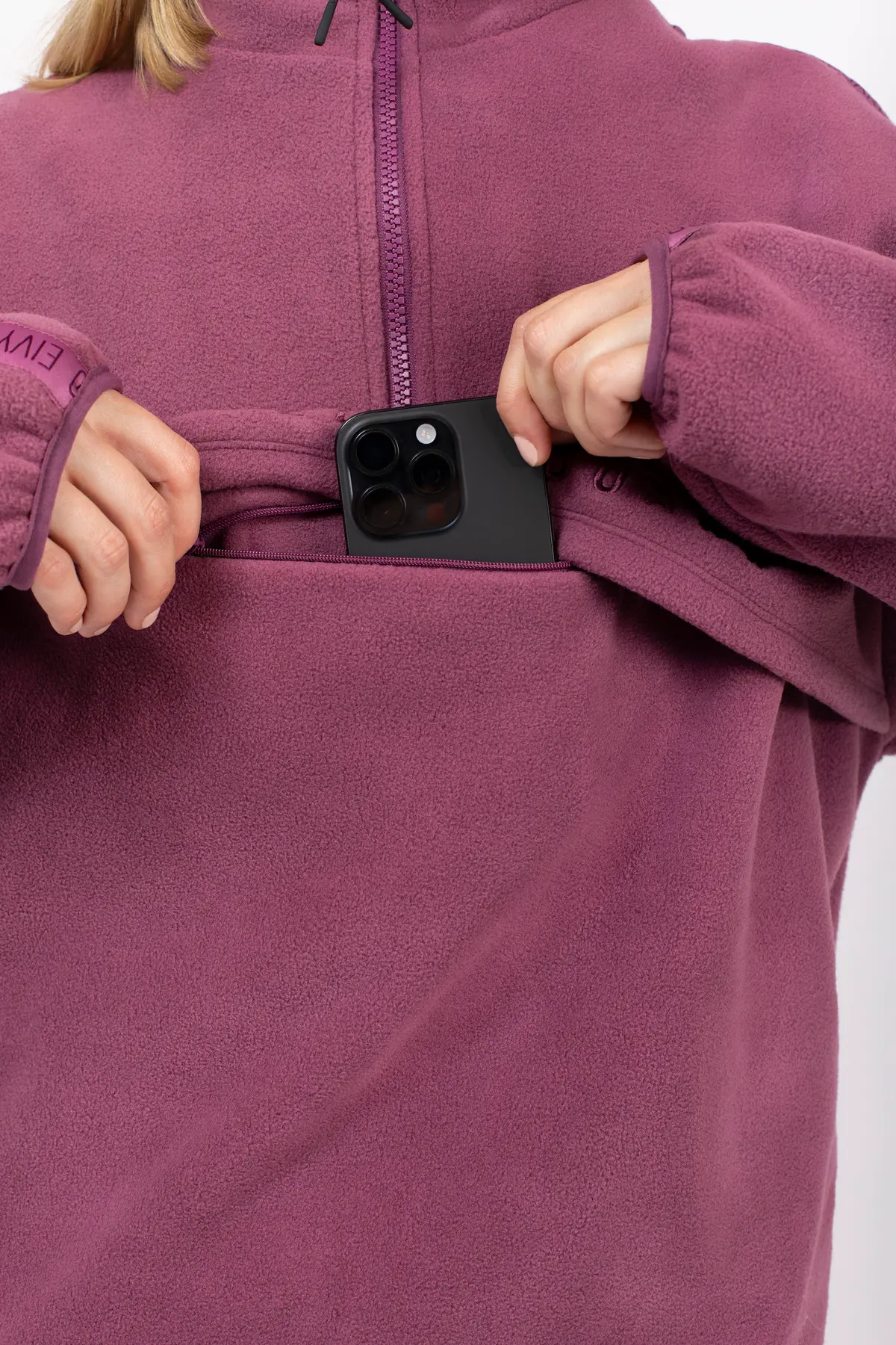 Ball Fleece - Pinkgundy