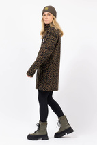 Versa Sherpa Coat - Leopard