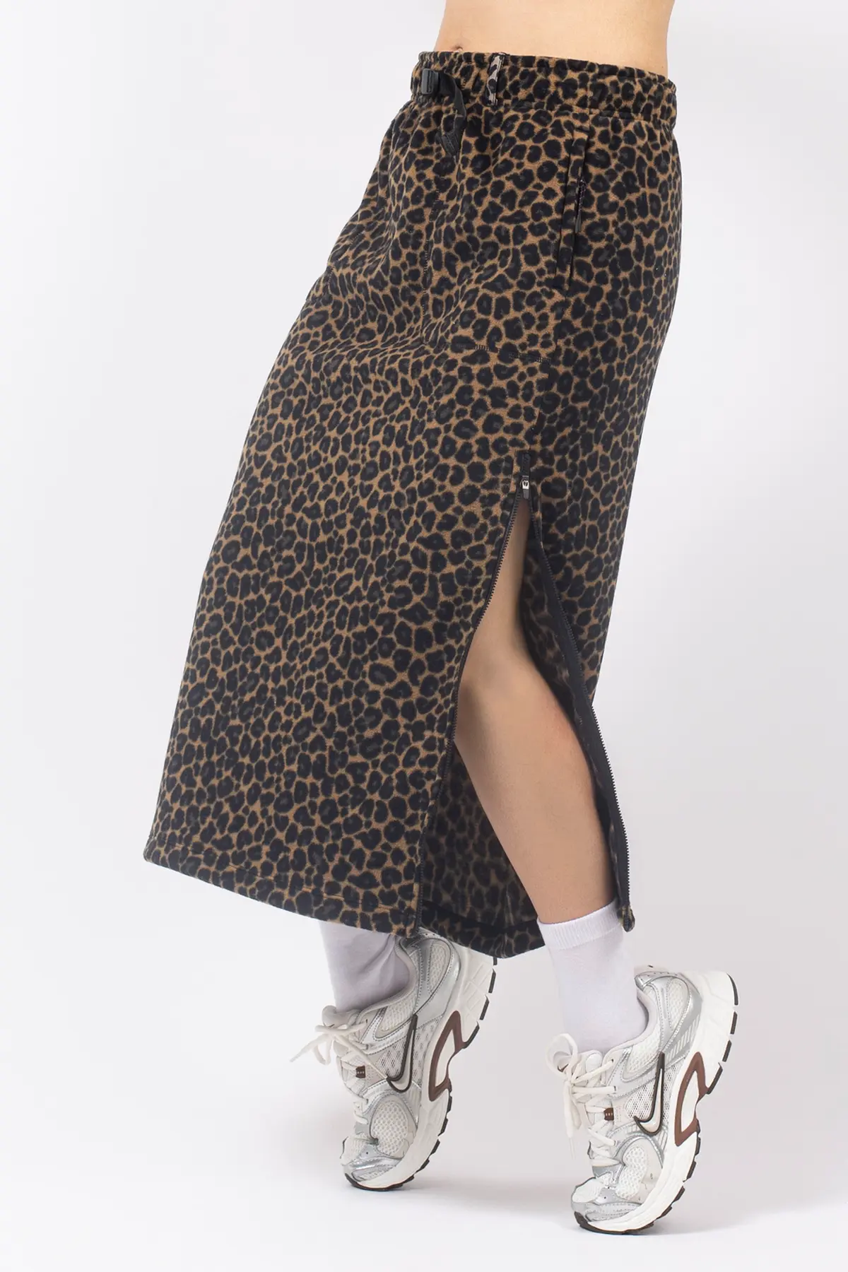 Versa Fleece Mountain Skirt - Leopard