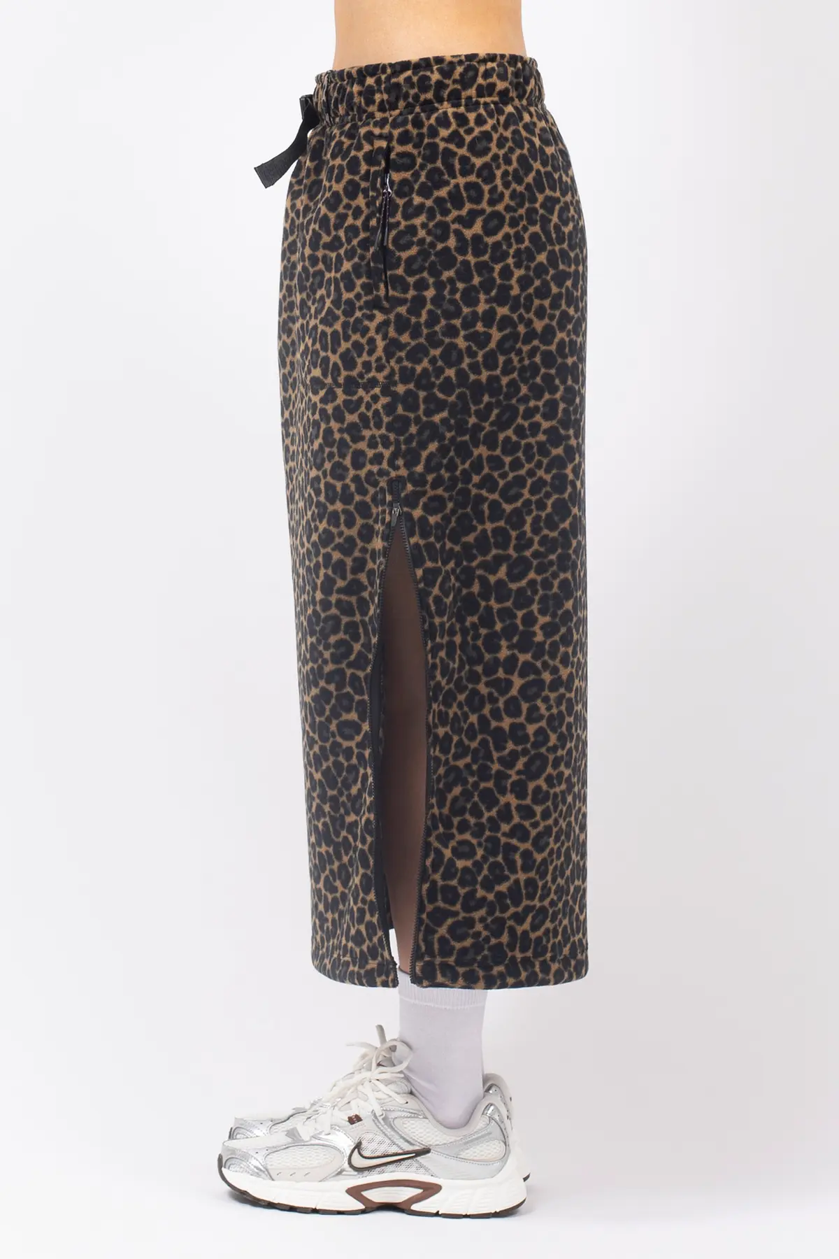 Versa Fleece Mountain Skirt - Leopard