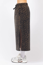 Versa Fleece Mountain Skirt - Leopard