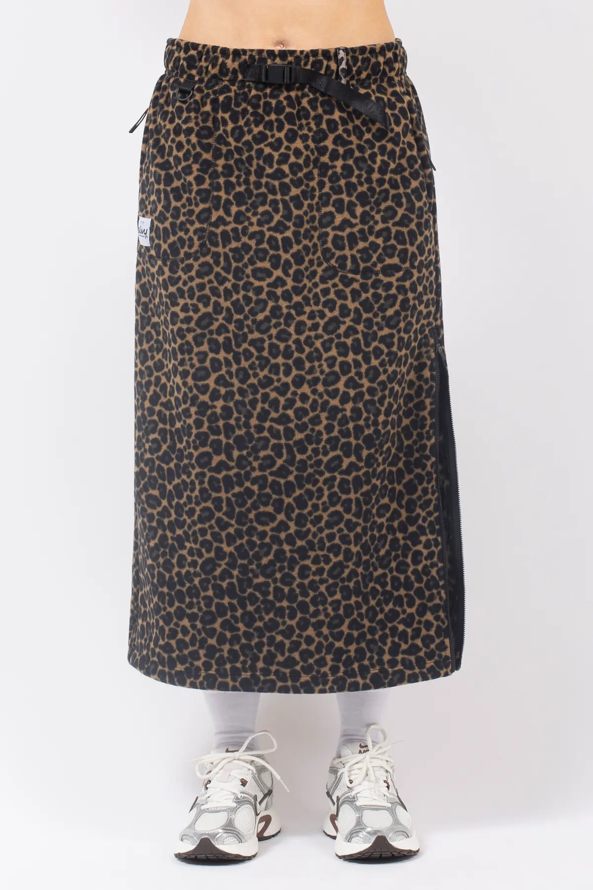 Versa Fleece Mountain Skirt - Leopard