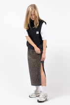 Versa Fleece Mountain Skirt - Leopard