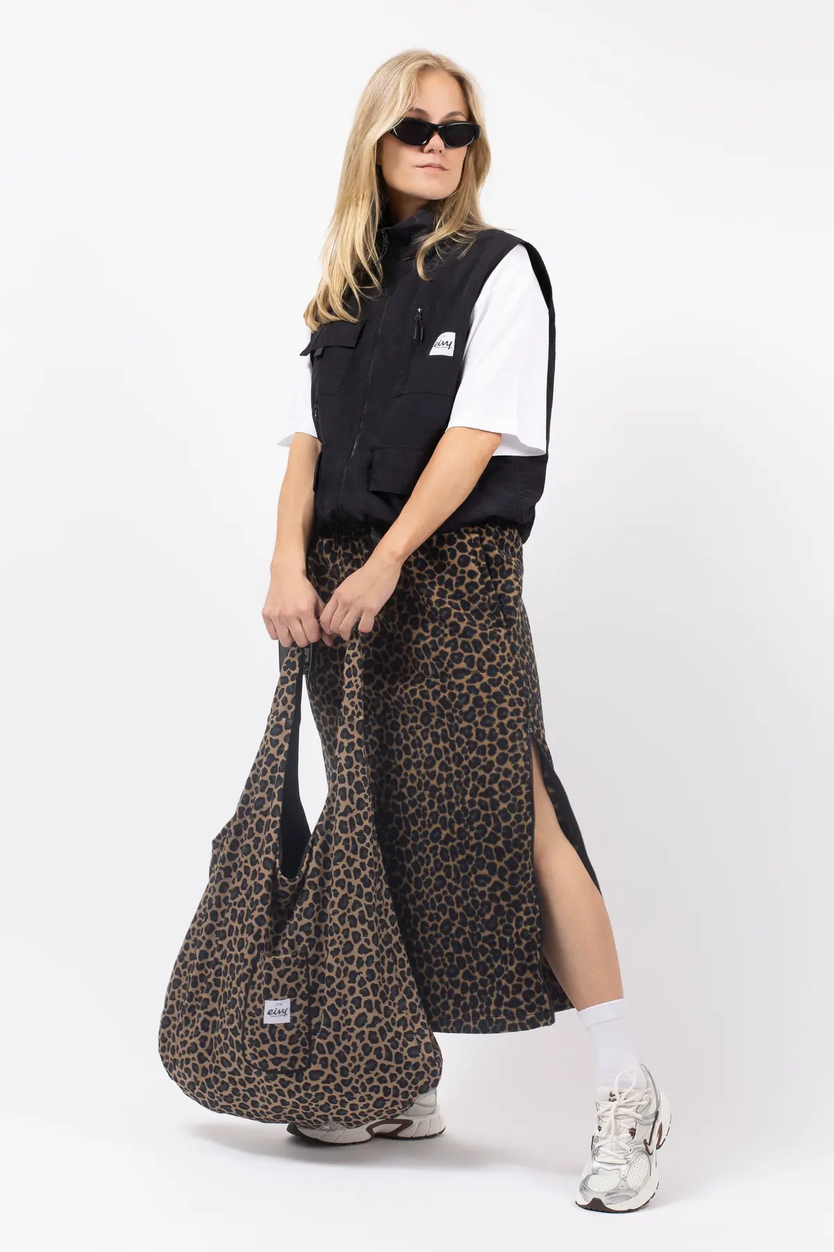 Versa Fleece Mountain Skirt - Leopard