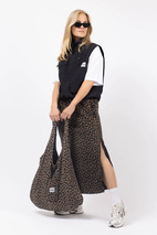 Versa Fleece Mountain Skirt - Leopard