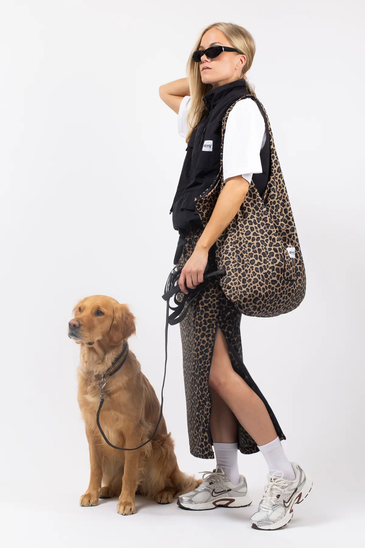 Versa Fleece Mountain Skirt - Leopard