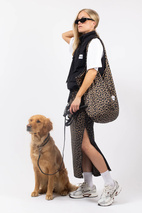 Versa Fleece Mountain Skirt - Leopard