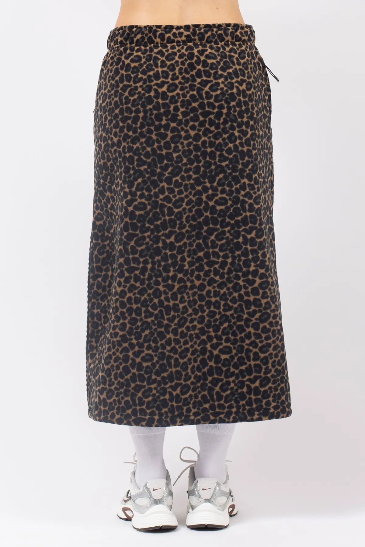 Versa Fleece Mountain Skirt - Leopard