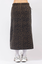 Versa Fleece Mountain Skirt - Leopard