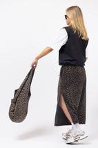 Versa Fleece Mountain Skirt - Leopard