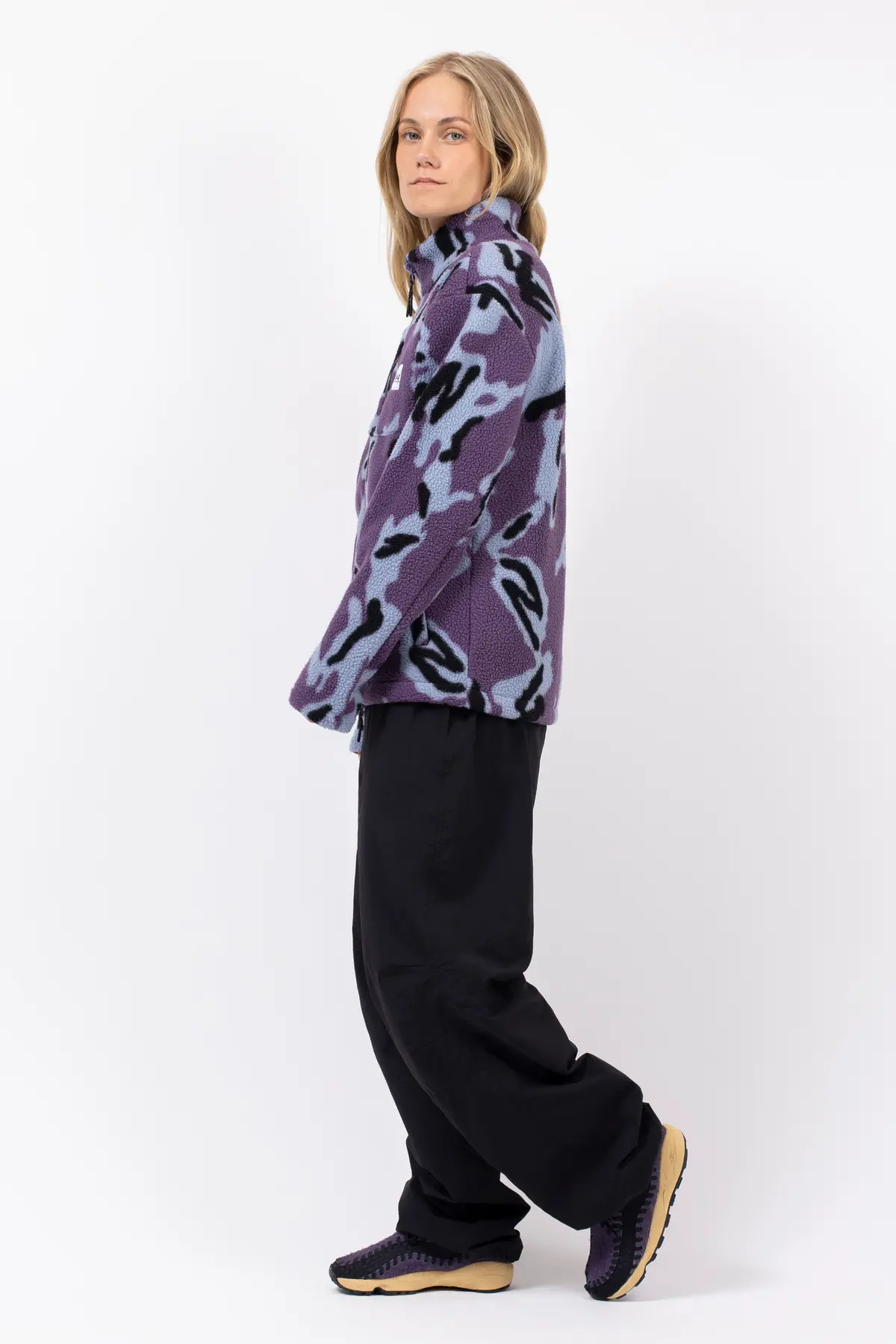 Versa Sherpa Jacket - Purple Stray