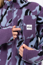 Versa Sherpa Jacket - Purple Stray