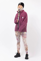 Versa Sherpa Jacket - Pinkgundy