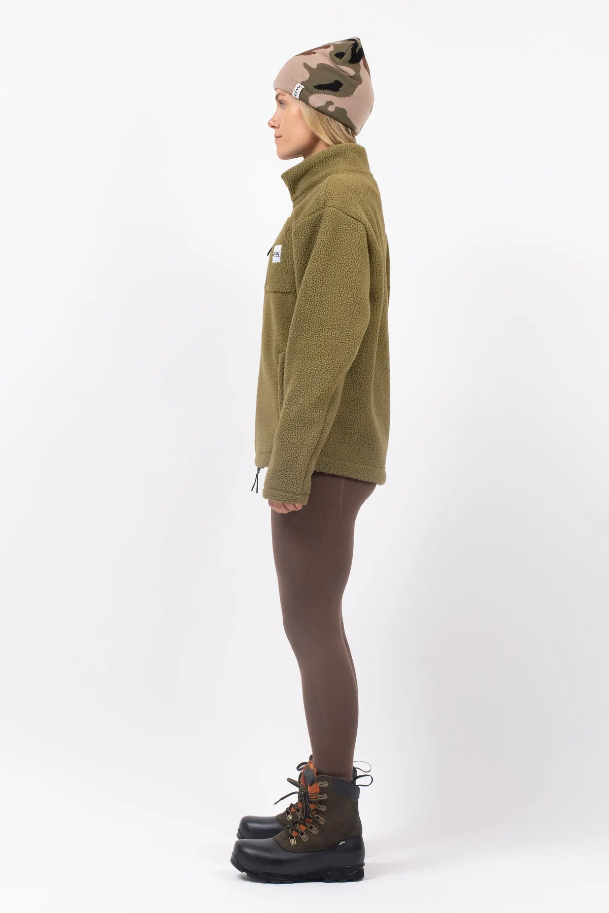 Versa Sherpa Jacket - Olive | XS