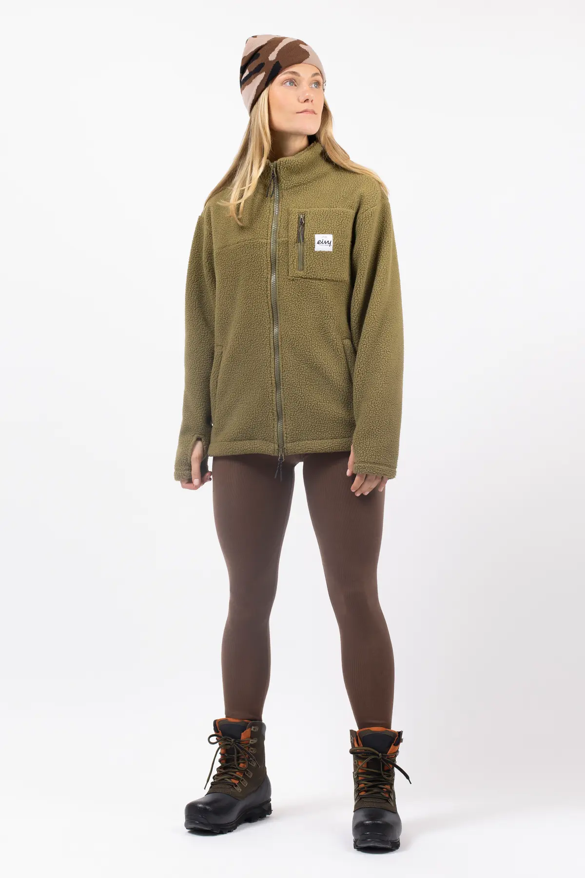 Versa Sherpa Jacket - Olive | XS