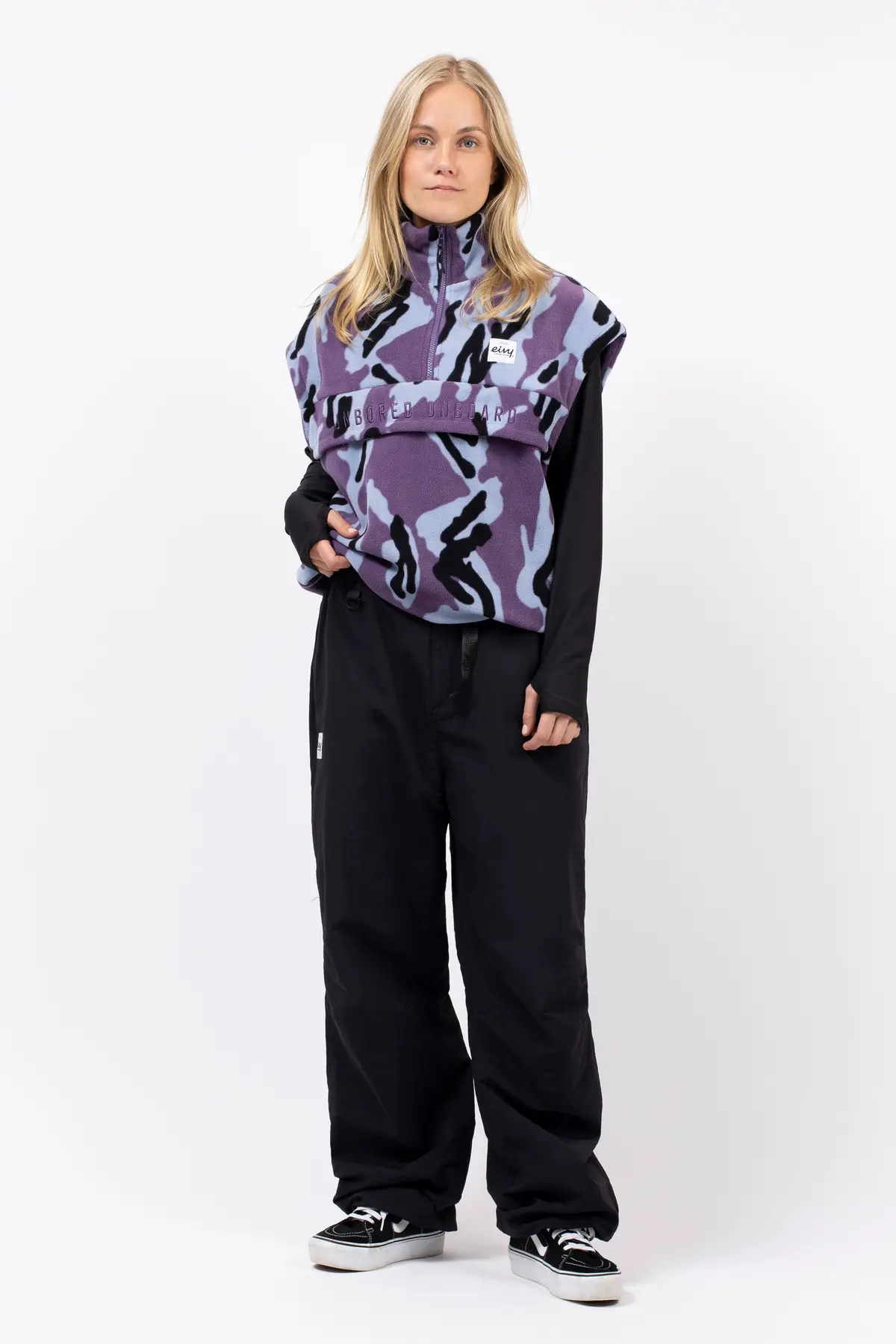 Ball Fleece Vest - Purple Stray