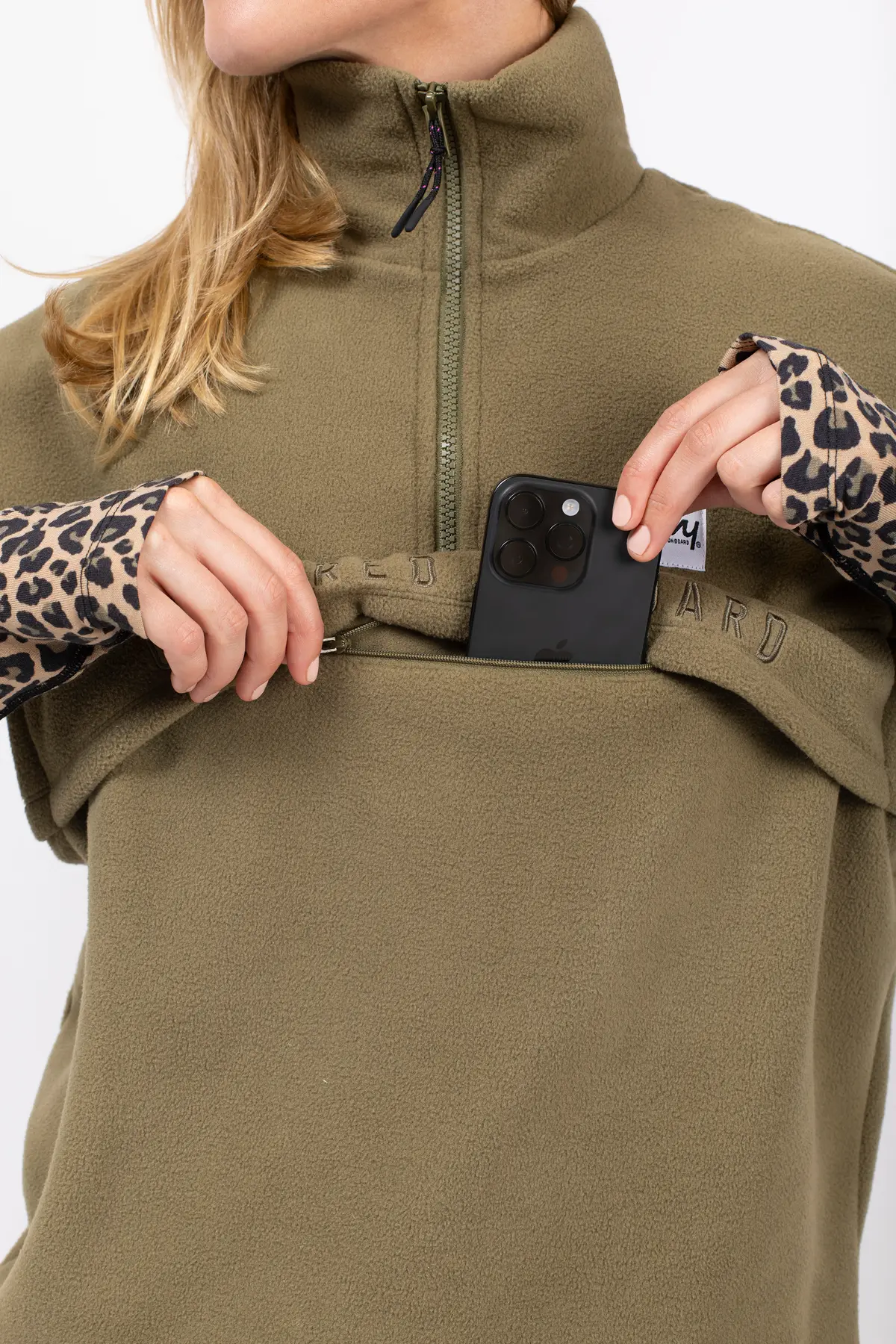 Ball Fleece Vest - Olive