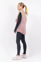 Lumberjackie Sherpa Vest - Sand / Faded Woodrose | XXL