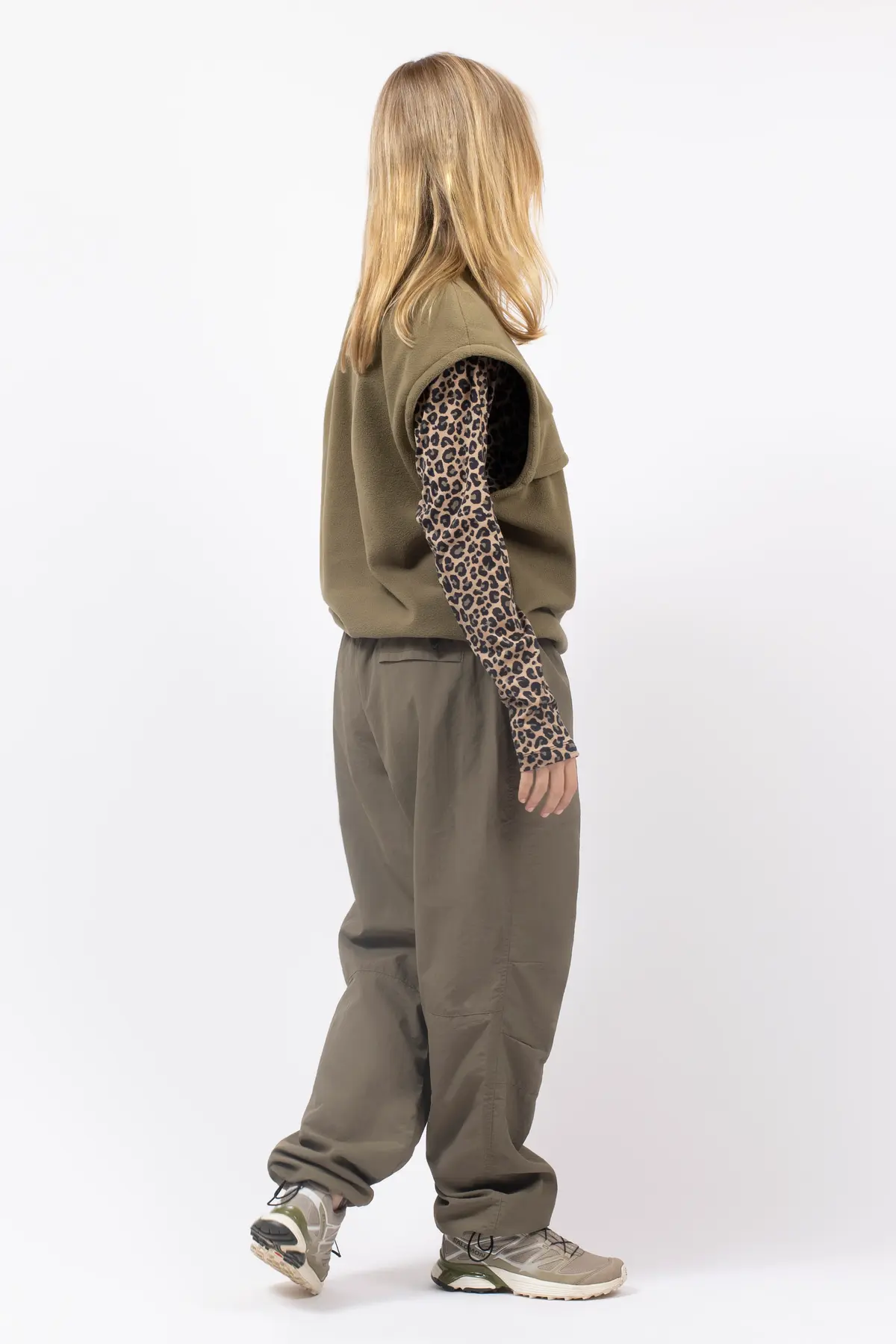 Ball Fleece Vest - Olive