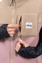 Lumberjackie Sherpa Vest - Sand / Faded Woodrose | XXL