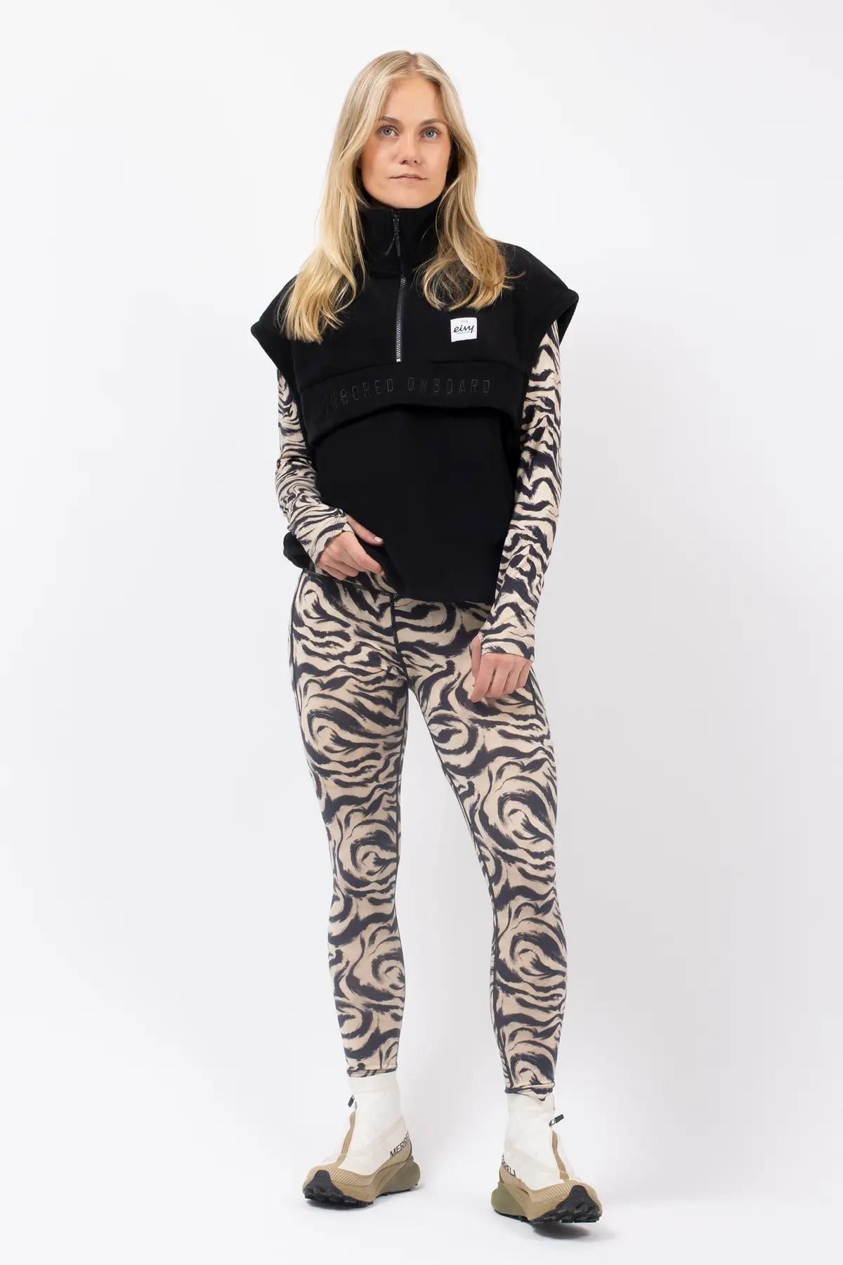 Ball Fleece Vest - Black