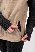 Lumberjackie Sherpa Vest - Sand | XXS