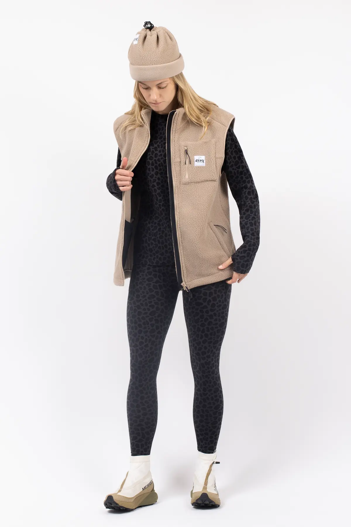 Lumberjackie Sherpa Vest - Sand | XXS