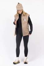 Lumberjackie Sherpa Vest - Sand | XXS