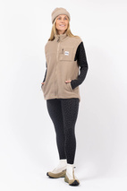 Lumberjackie Sherpa Vest - Sand | XXS