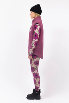 Lumberjackie Sherpa Vest - Pinkgundy | L