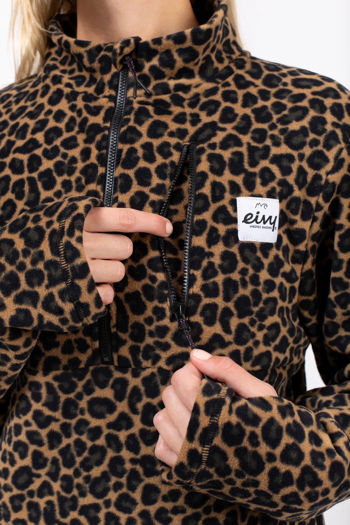 Techlight Halfzip Fleece - Leopard