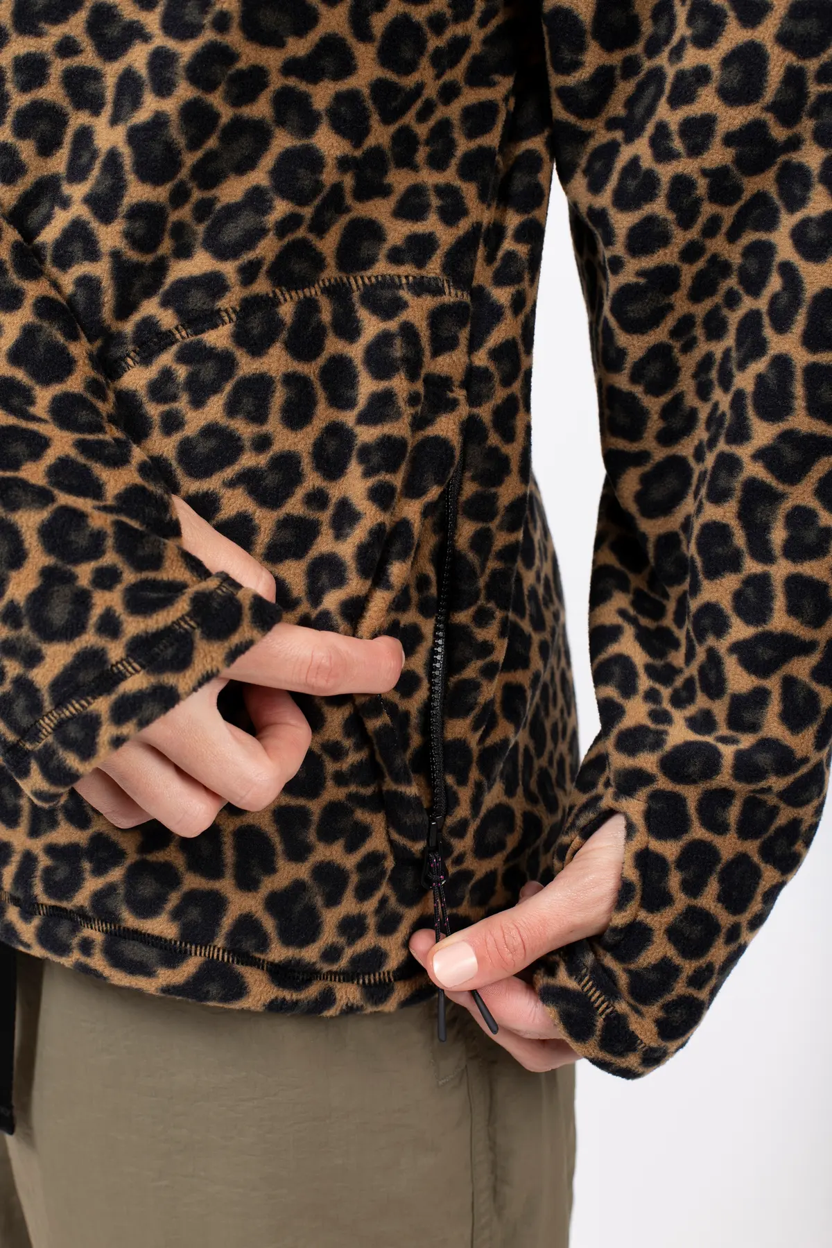 Techlight Halfzip Fleece - Leopard